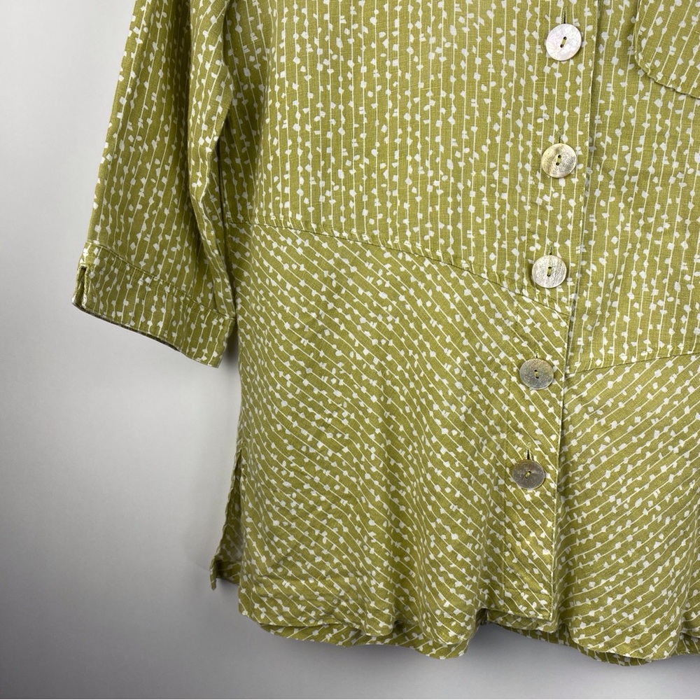 John Mark Tunic Jacket Shacket Size Medium Top Sh… - image 8